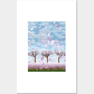 Sakurama - Cherry Trees Posters and Art